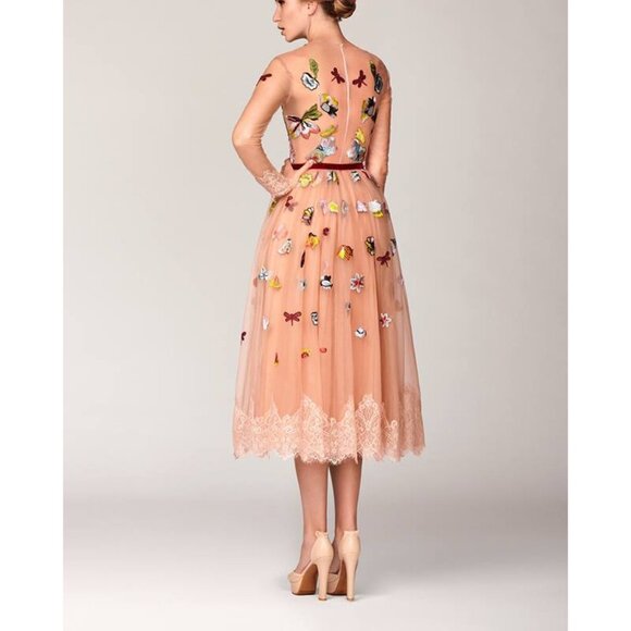 O'Blanc Lace Embroidery Dress - Picture 3 of 7